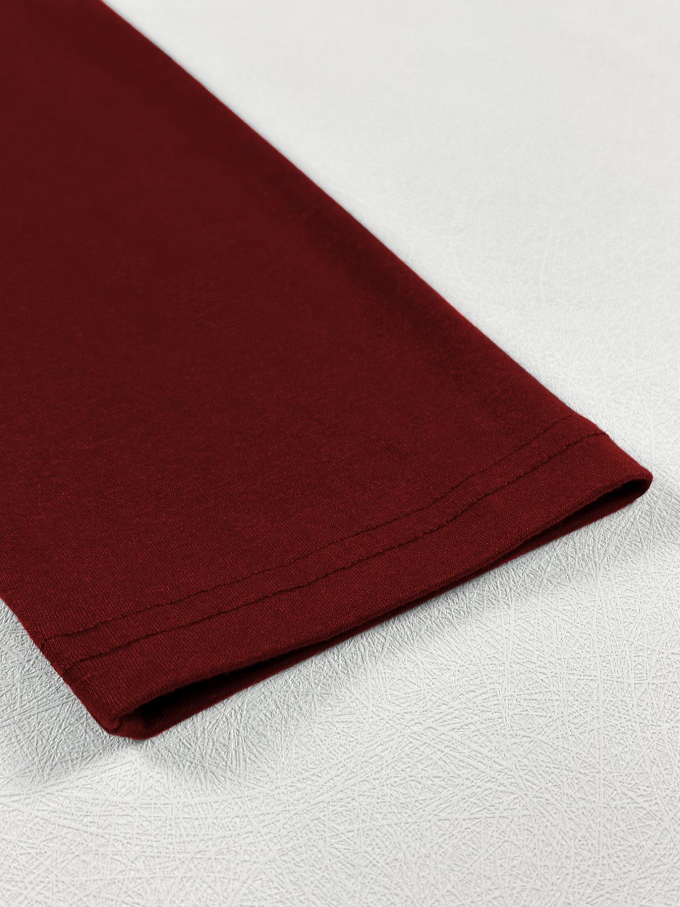 Women's Round Neck Stretchy Casual Fitted Long Plus Size Dress, Perfect for Bridesmaids, Vintage Style Wedding & Party Wear, Comfortable Fabric