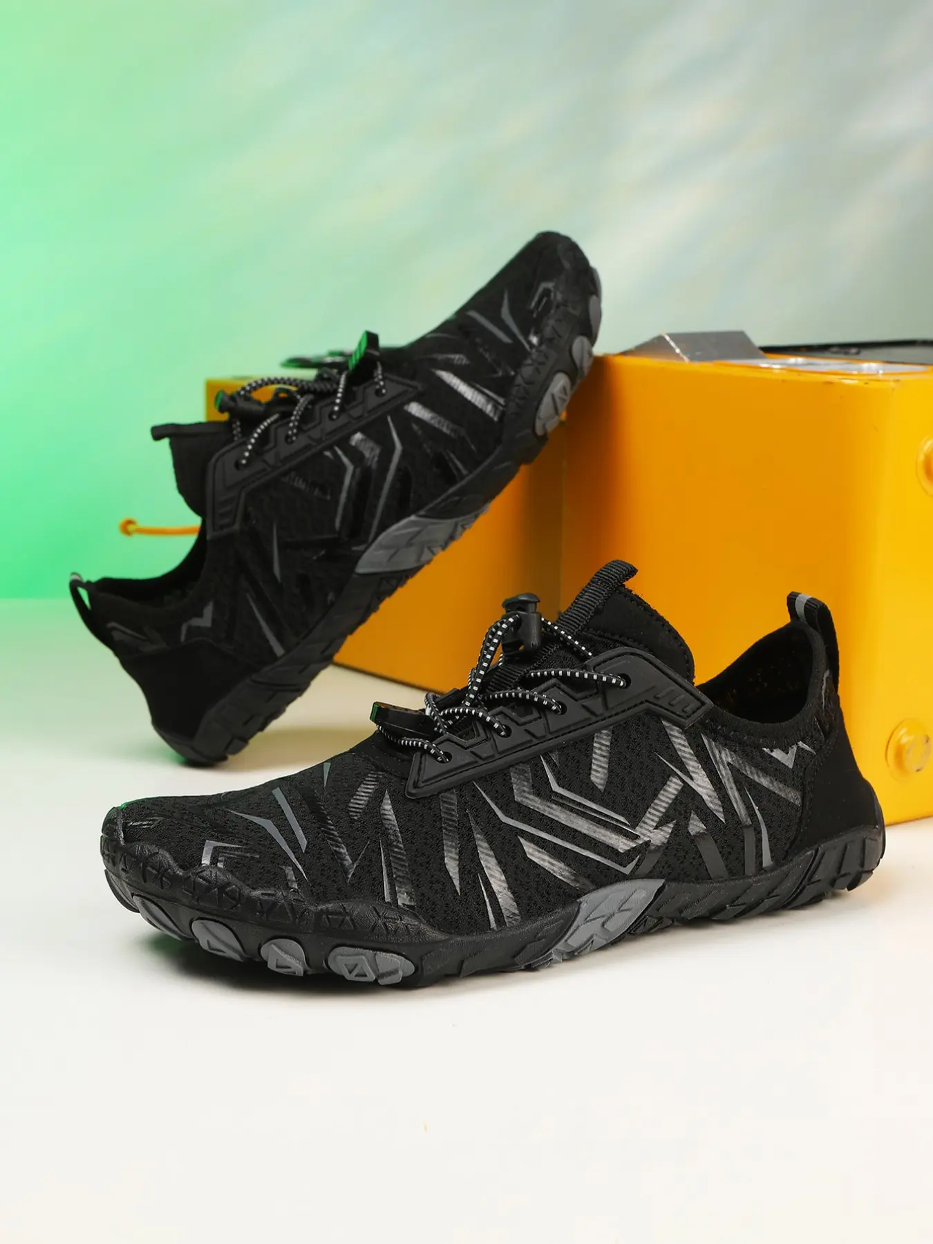 New Men's Hiking Shoes, Beach Rafting Fitness Quick-Dry Breathable Anti-Slip Water Shoes, Outdoor Leisure Swimming Sandals, Outdoor Leisure Footwear