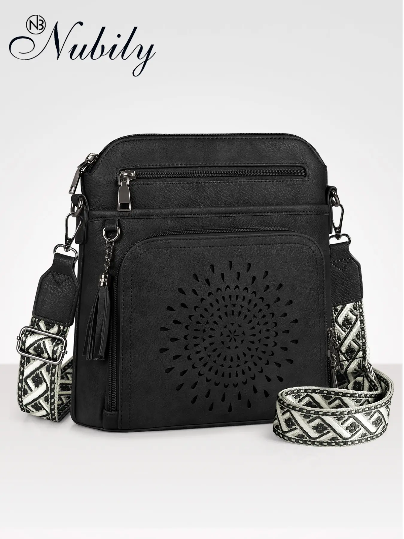 Cross Body Bag Women Soft PU Leather, Trendy Handbags & Shoulder Bag, Adjustable Wide Straps, Spacious Organized Purse, Daily Use, Commute & Travel