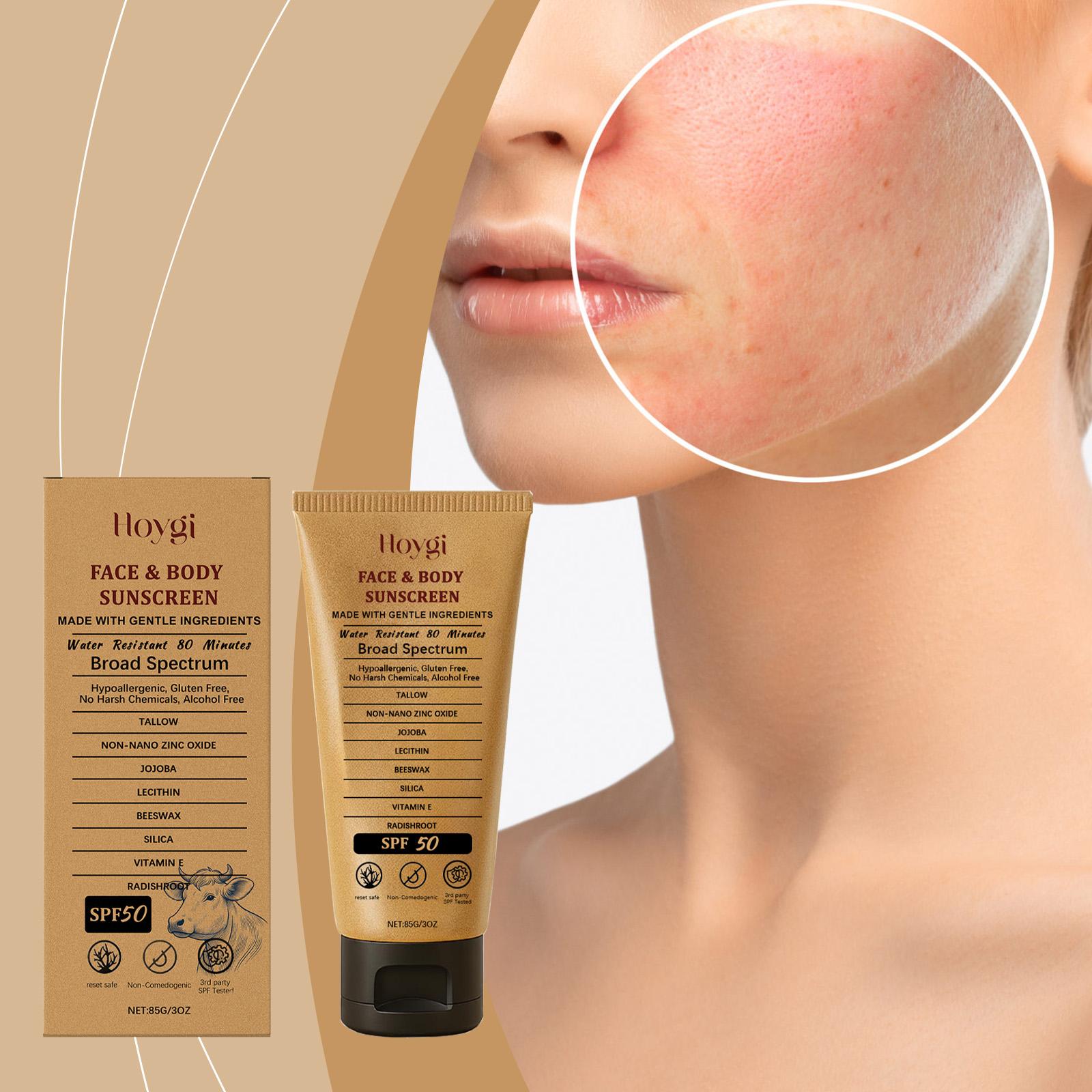 Hoygi Lightweight Protective Cream UV Protection Body Skin Moisturizing Isolation Summer Outdoor Protective Cream
