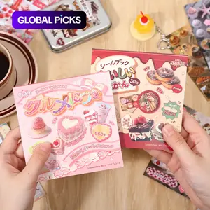 Food Themed Sticker Book, 30pcs/set Cute Food Pattern Stickers, DIY Decorative Sticker for Phone Case, Computer, Guitar, Bag, Water Cup, Scrapbook, Ornaments #TOP PICKS