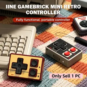 Mini Wireless Controller for iPhone/iPad/Android, Portable Bluetooth Gamepad, Support TikTok Scroll, E-book Page Turn, Music Control, PPT Clicker & Selfie Shutter, Ideal Gift Choice