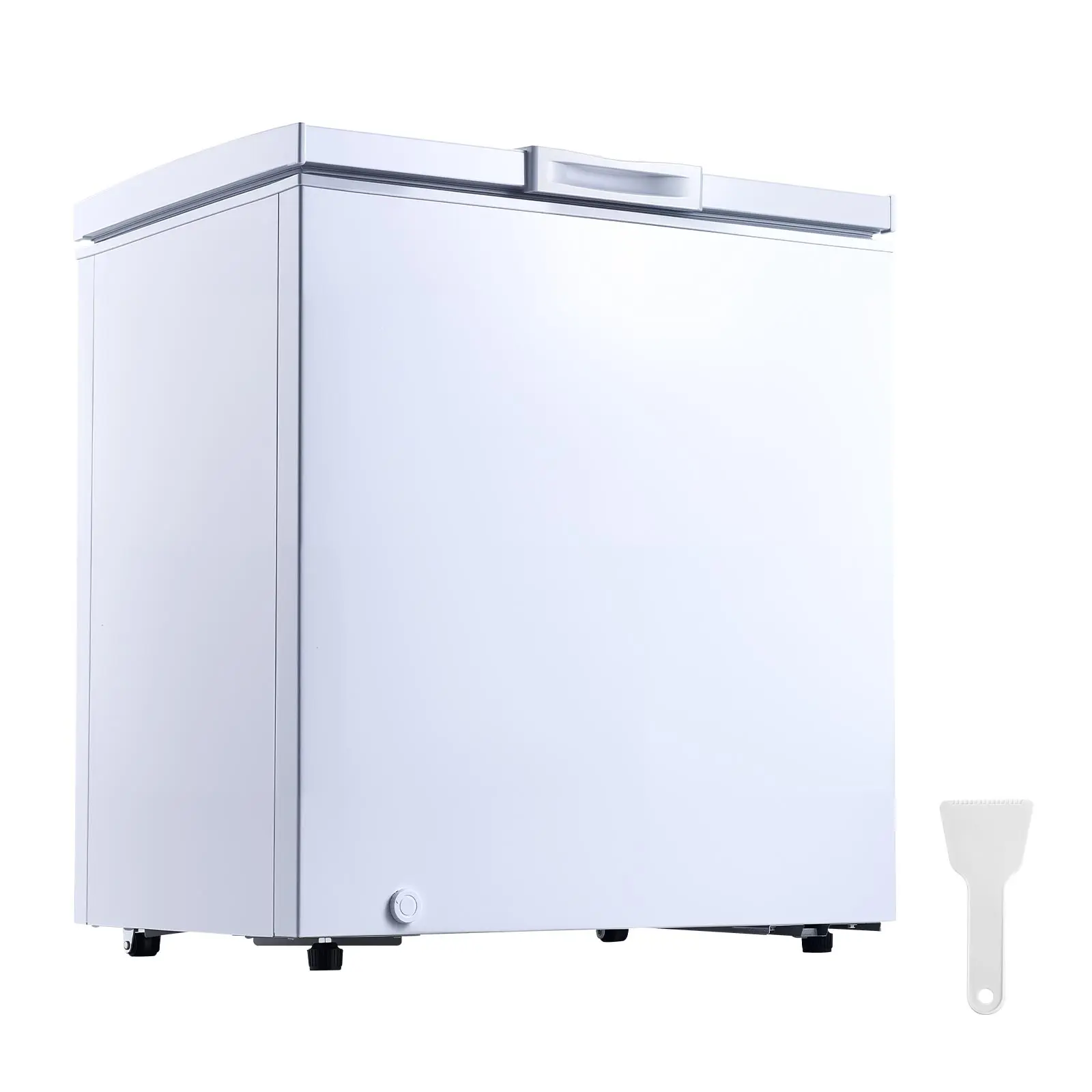 Chest Freezer, 5 Cu.ft Compact Deep Freezer, Free Standing Top Open Door Chest Freezers with 2 Removable Baskets & Adjustable Thermostat - Energy Saving, Low Noise & Garage Ready