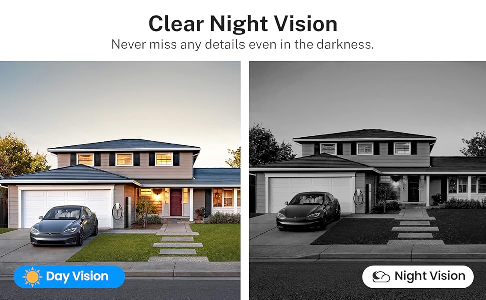 Black WiFi Video Doorbell Camera - AI Human Detection, 2-Way Talk, Night Vision & Cloud Storage.Easy DIY Install, No Wiring Needed.Protect Your Home 24/7.