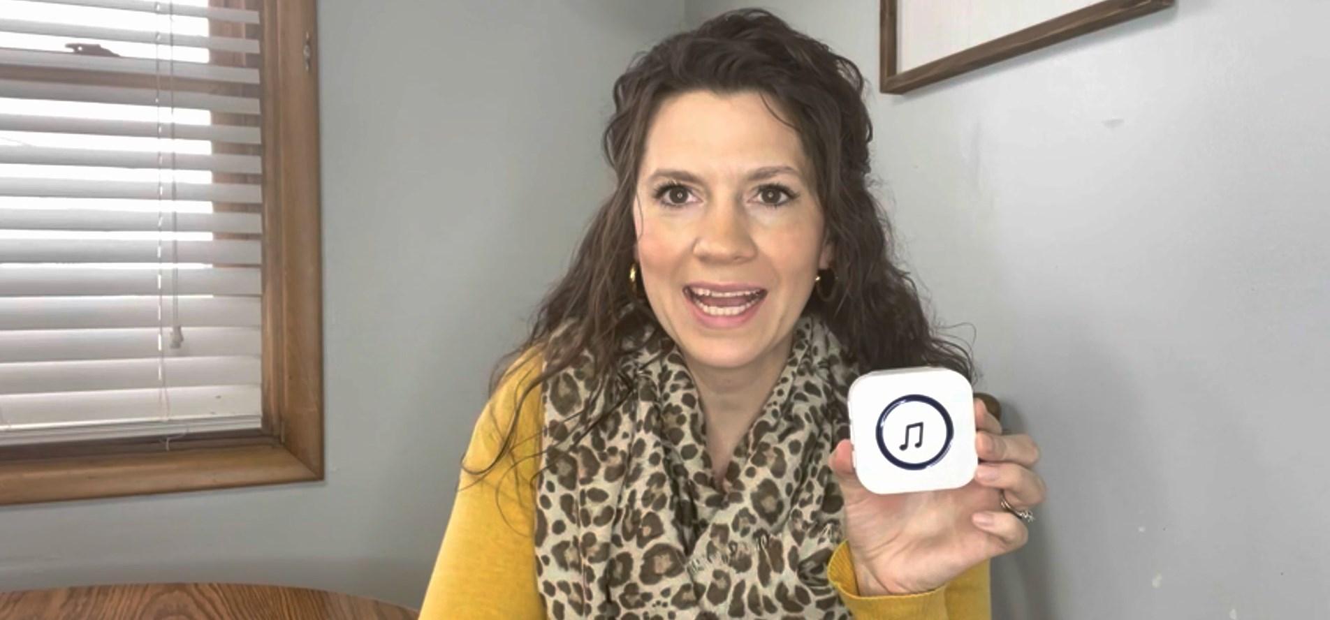 Door Chime,SanJie Wireless Door Sensor Chime When Door Opens,Door Entry Alarm Chime for Business/Home/Kids,500 FT Range,26 Chimes 5 Adjustable Volume, 2 Sensors + 1 Receivers