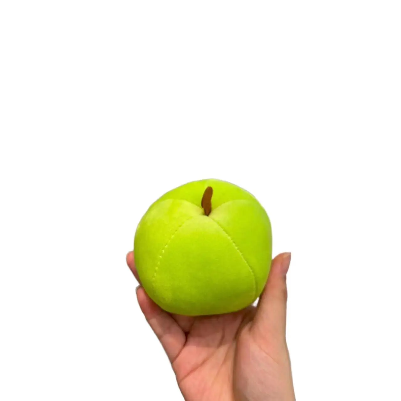 Cute Apple Plush Fidget Desktop Ornament, Soft Fruit Stuffed Doll, Healing Desk Companion, Sweet Birthday Gift for Couples & Best Friends