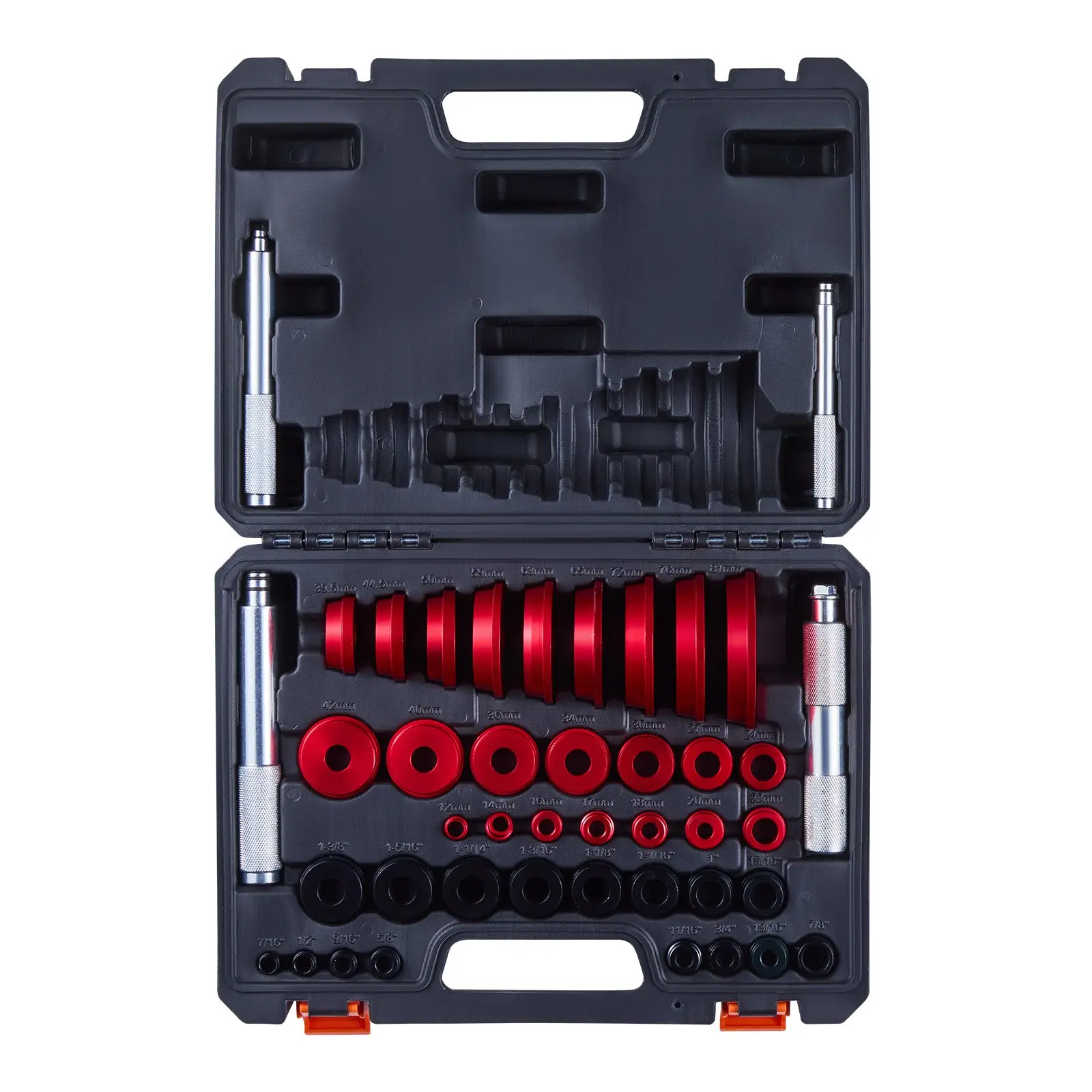 【toolupgrade】VEVOR Bearing Press Kit, 43 Pcs, Bearing Race and Seal Driver Set with 39 Bushings Handle Shafts, Bushing Driver Tool Set, Heavy Duty Aluminum Alloy Removal Installation Tool Kit with Storage Case