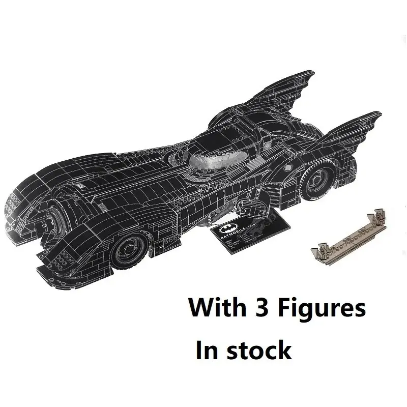 3306 Piece Batman Batmobile Building Kit, Movie Series Vehicle Model Set, Ideal Gift for Kids and Collectors, Durable Plastic Construction