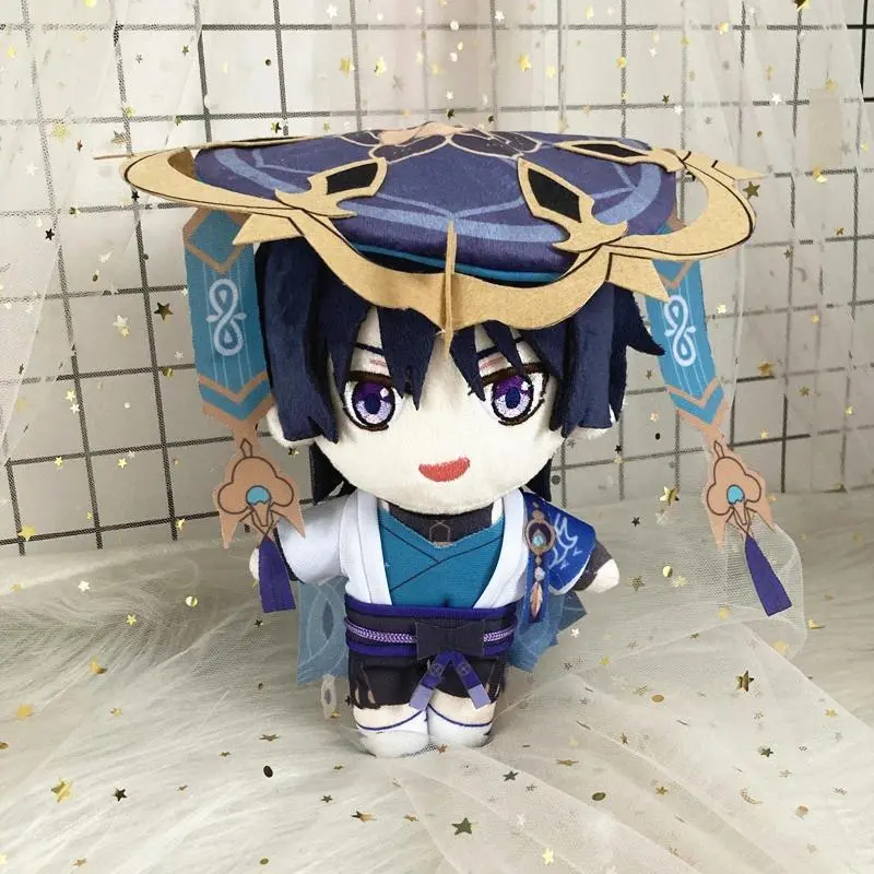 2026 new hot item Genshin Impact Wanderer Plush Toy Kunikuzushi Balladeer Scaramouche Soft Doll Anime Game Character Sleeping Pillow Fan Kid Gift
