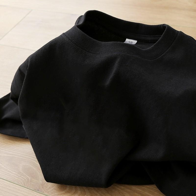 Men's Pure Cotton Short-Sleeve T-Shirt - Loose Fit, Crew Neck, Streetwear Style. A Versatile & Trendy Summer Essential - E-Commerce Bestseller.