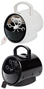 Metal Portable Multifunctional Bubble Making Machine, Professional Automatic Bubble Maker with High Output for Outdoor/Indoor Use, Wireless Remote Control (Black)