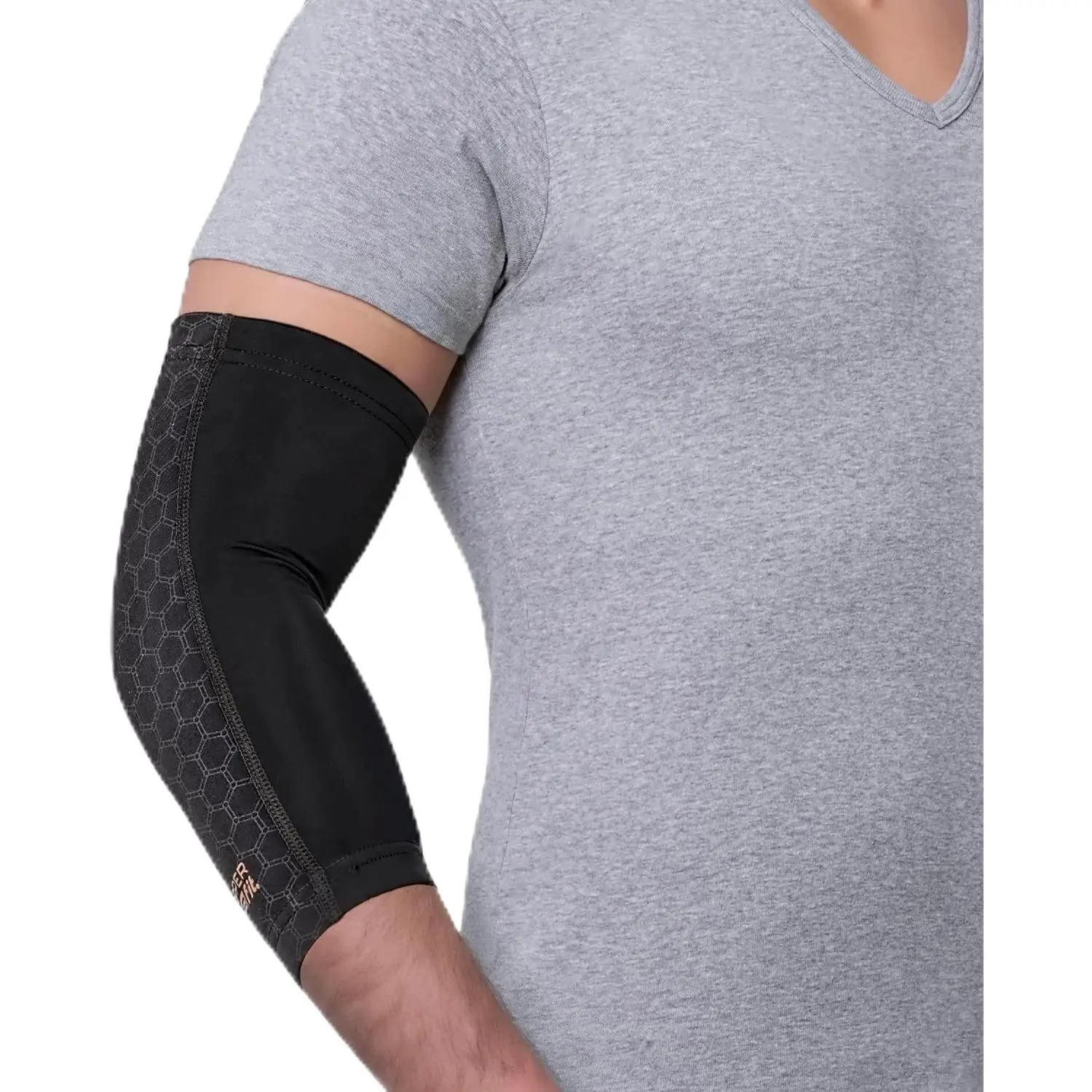 Freedom Elbow Compression Sleeve, Nylon Fabric Elbow Support, Foldable, Machine Washable, Pull-On Fit for Sports Protection