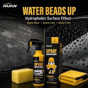 Spray coating agent；NUAN nano car coating sprayNUAN nano car coating spray-Professional spray coating with superior water beading & UV defense.