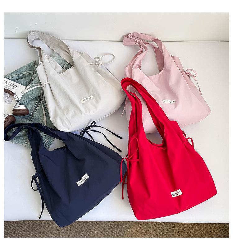 New Fashion Simple Shoulder Bag Women Large Capacity Comfortable Versatile Texture Tote Bag Simple Casual Storage Handbag