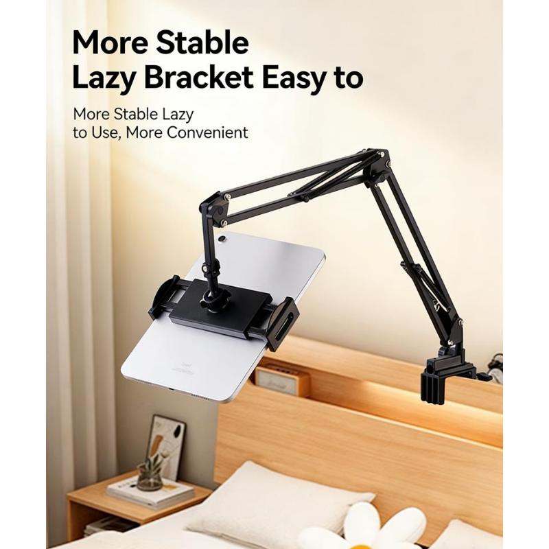 Tablet Stand,iPad Stand,Phone Holder,360-Degree Rotating Adjustable Metal Bed Frame for Tablet Desktop Suitable for iPad iPhone X iPad Pro 4.5-12.9-Inch Screen Smartphone Tablet Computers Kindle.