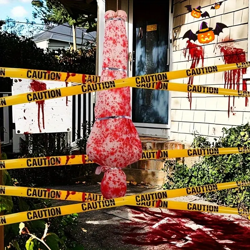 A set of Halloween inflatable zombie props - outdoor yard hanging scary decoration