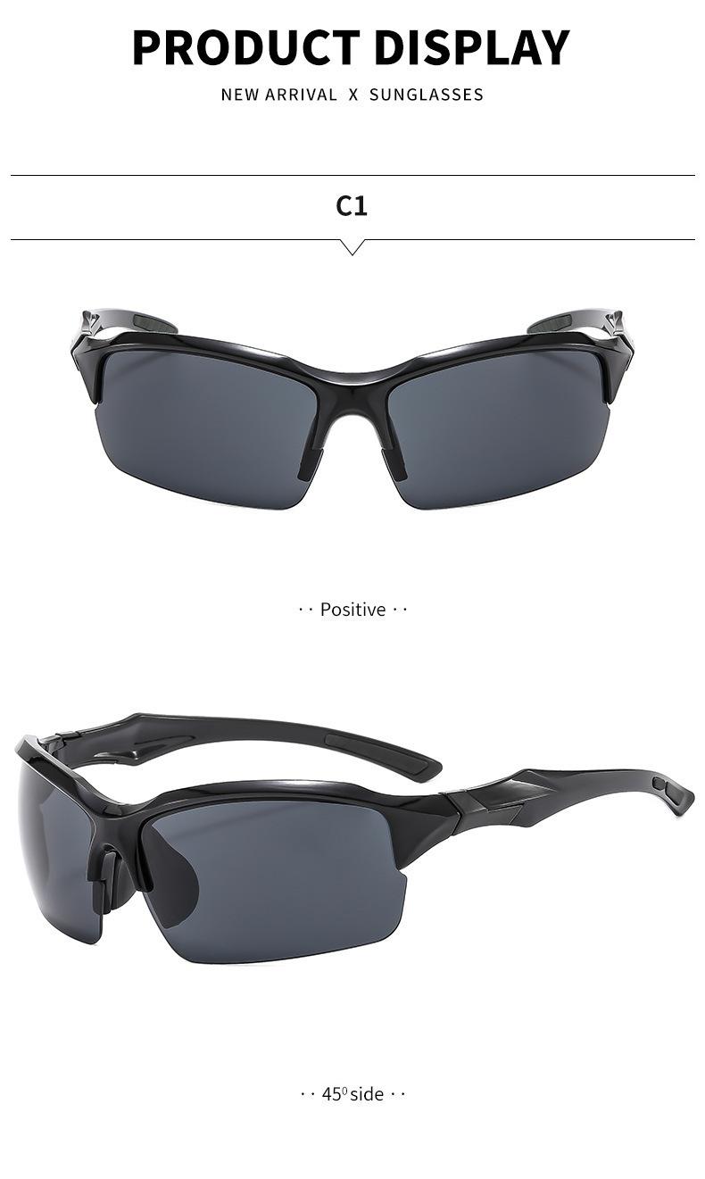 Unisex photochromic sunglasses, suitable for outdoor cycling day and night, men's sports fishing windproof goggles