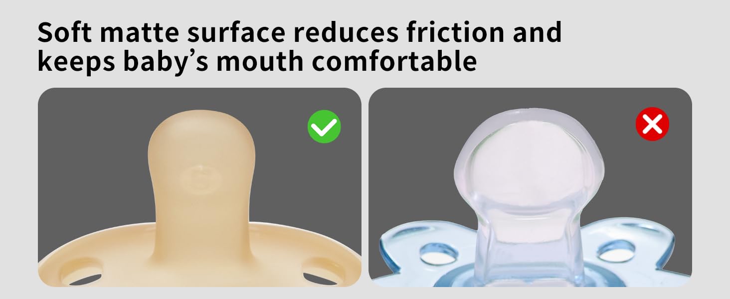 Newborn Silicone Pacifier, Ultra-Light One-Piece, Sensitive-Skin Shield, for Breastfed Babies, 0-6 Months, BPA-Free, 2 Pack