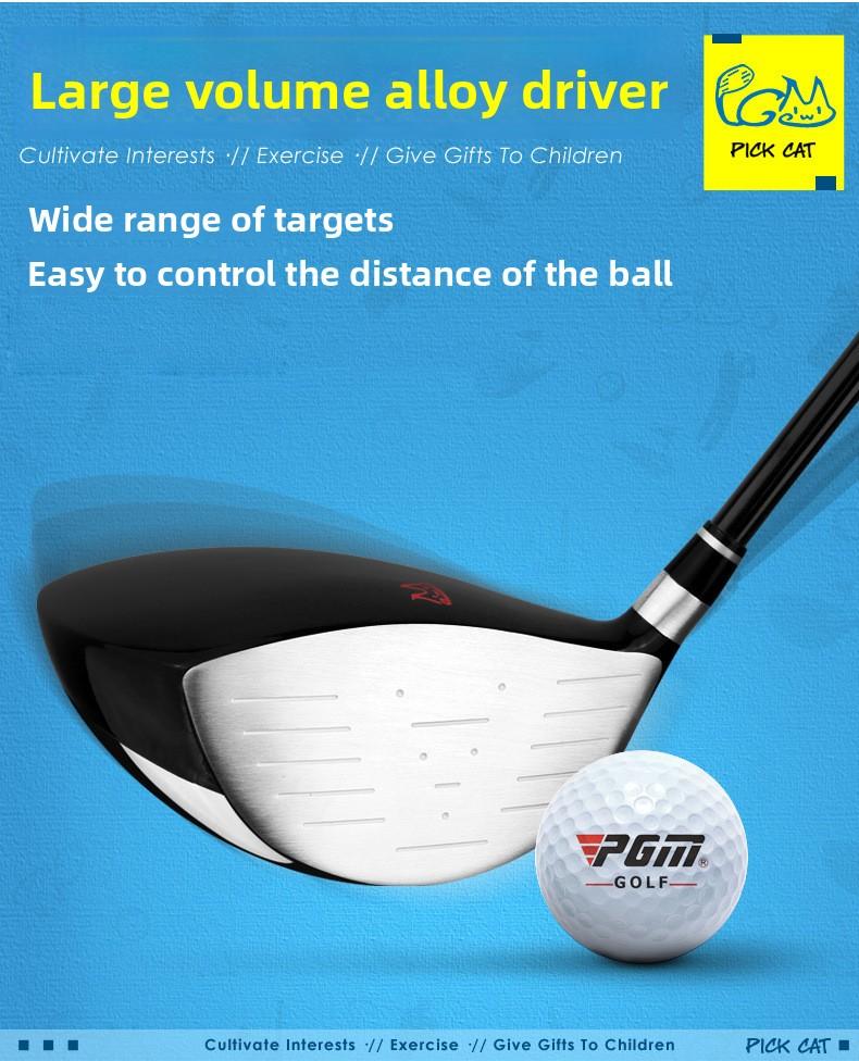 PGM Golf Clubs – Large-Volume Driver, Fairway Wood, and Hybrid – For Boys and Girls – Beginner Set for Children