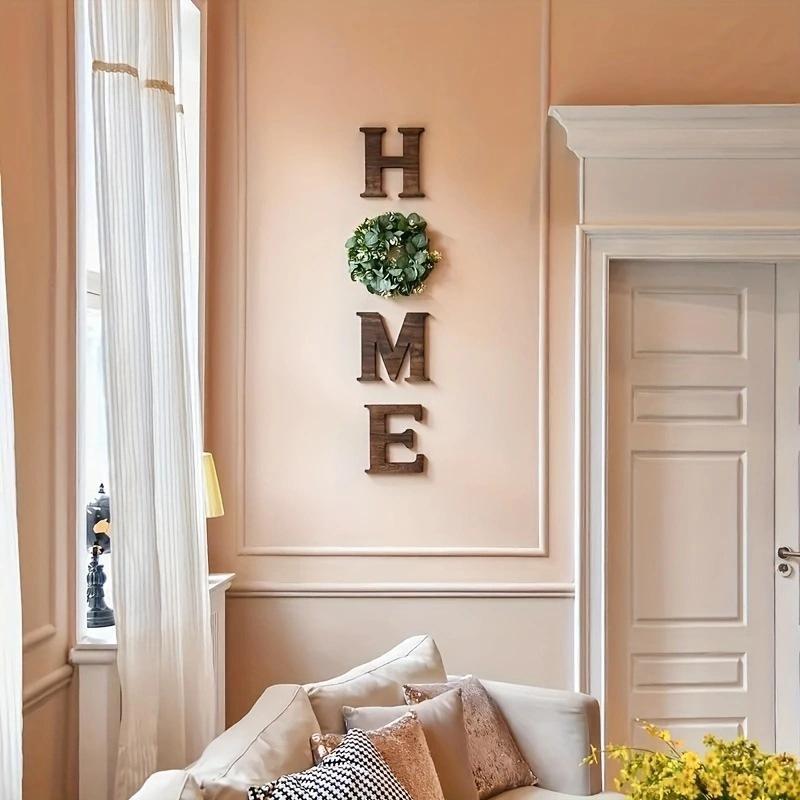 Wooden Letter Sign Set, Modern Farmhouse Wall Decor for Living Room & Kitchen, Ideal Housewarming Gift, Christmas Decoration, Wooden Home Sign #TOP PICKS