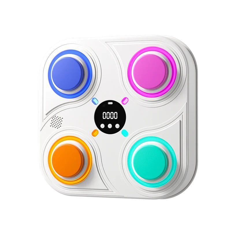 Electronic Kids Punching Game, LED Lights Music Boxing Target, Boxing Machine, Wall-mounted Fitness Toy with Adjustable Speed and Volume, Punching Equipment for Home