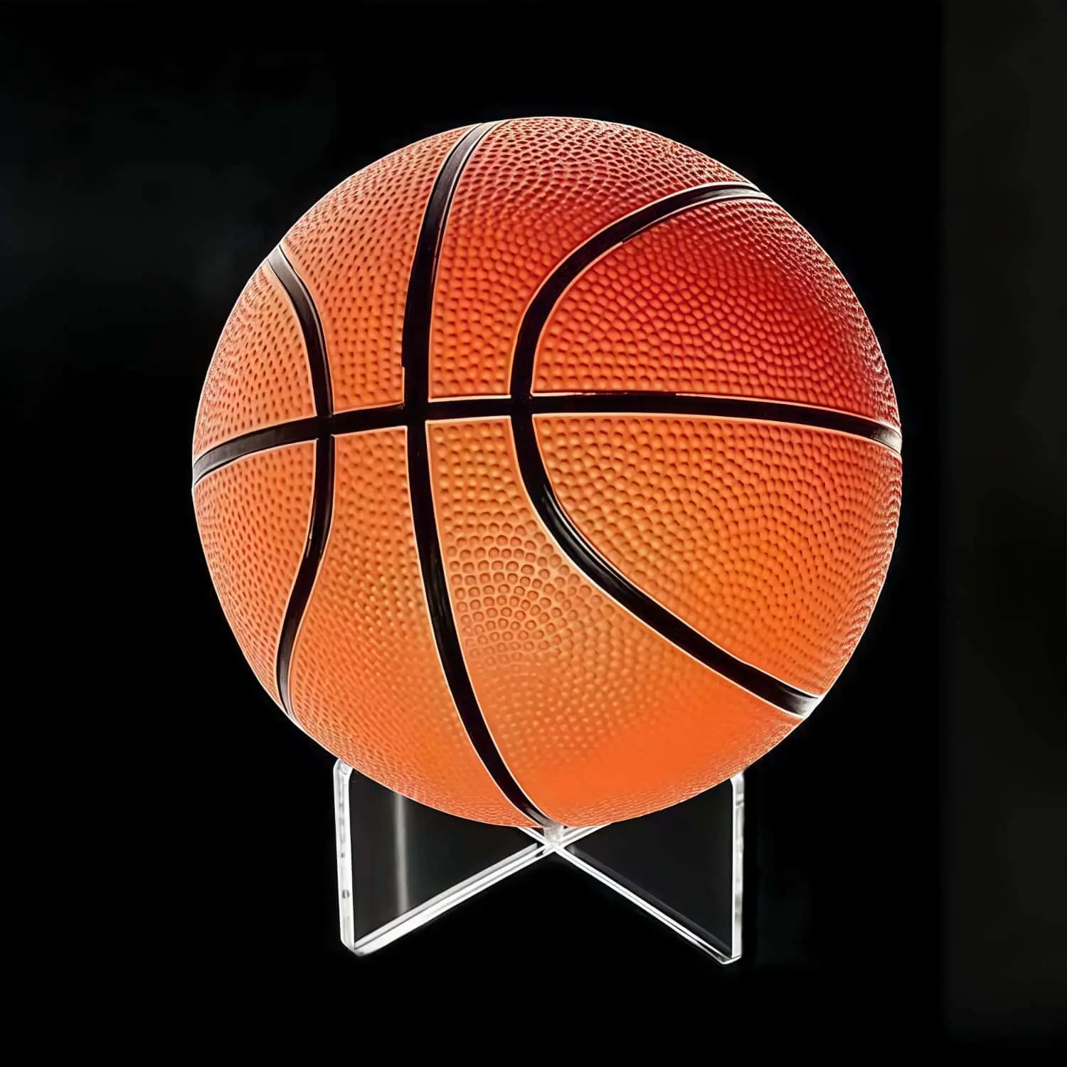 X-Shaped Transparent Acrylic Display Stand Easy To Disassemble And Carry Can Be Used For Personal Storage And Ball Retail Store Product Display Suitable For Display Stands Of Various Circular Items Such As Basketball Football Volleyball Rugby Etc