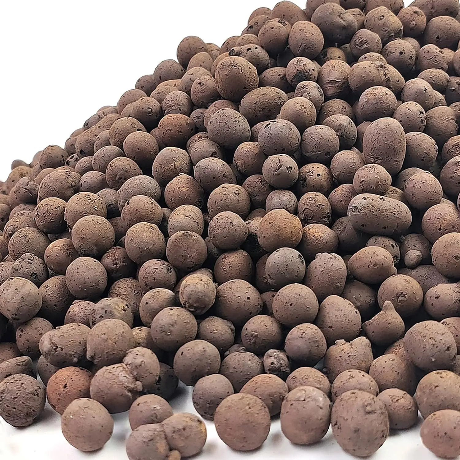 Leca Clay Balls, 2 lbs, 8-12 mm Drainage Aid for Indoor Orchid Potting Mix, Hydroponic Growing, Aquatic Soil Drainage, 8-12Mm