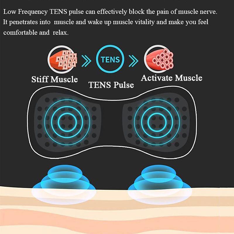 Smart Electric Neck Massager Portable EMS Muscle Stimulator Cervical Vertebra Massage Patch For Muscle Relax Pain Relief Smart Electric Neck Massager Portable EMS Muscle Stimulator Cervical Vertebra Massage Patch For Muscle Relax Pain Relief