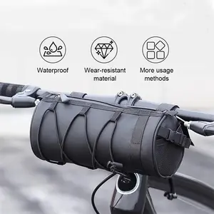 Multifunctional Cycling Bag, Bike Front Rack Storage Bag, Waterproof Portable Outdoor Sports Gear, Bicycle Tail Tube Pack