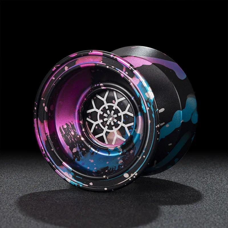 Yoyo Professional Magic Yoyo Metal Yoyo With 10 Ball Bearing Alloy Aluminum High Speed Unresponsive Yo Yo Classic Toys For Kids