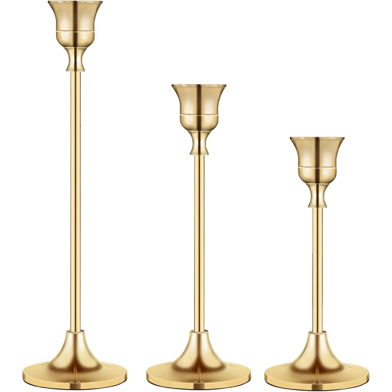 Candlestick Holders,Taper Candle Holder for Candlesticks  Brass  Candle Stick Candle Holder Candelabra Candle Holder for Fireplace Party Dining
