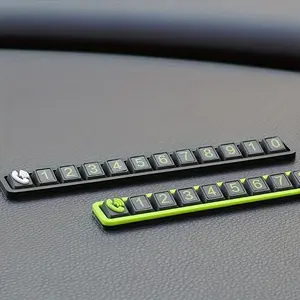 Temporary Parking Number Plate Car Accessory for Moving Vehicles with an 11-Digit Phone Number