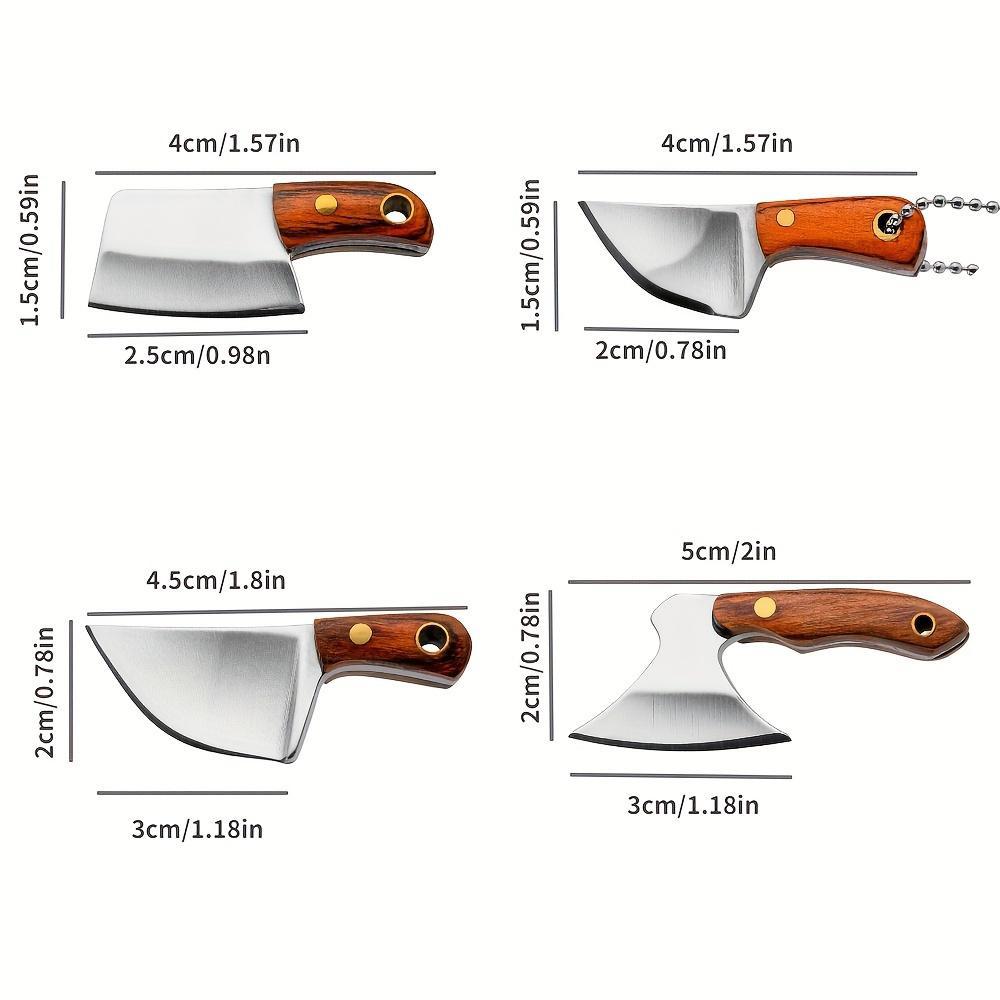 Pocket Knife Set, Including Knife & Knife Holder & Knife Blade & Knife Cover, EDC Knife Set for Outdoor Camping, Portable Multipurpose Knives