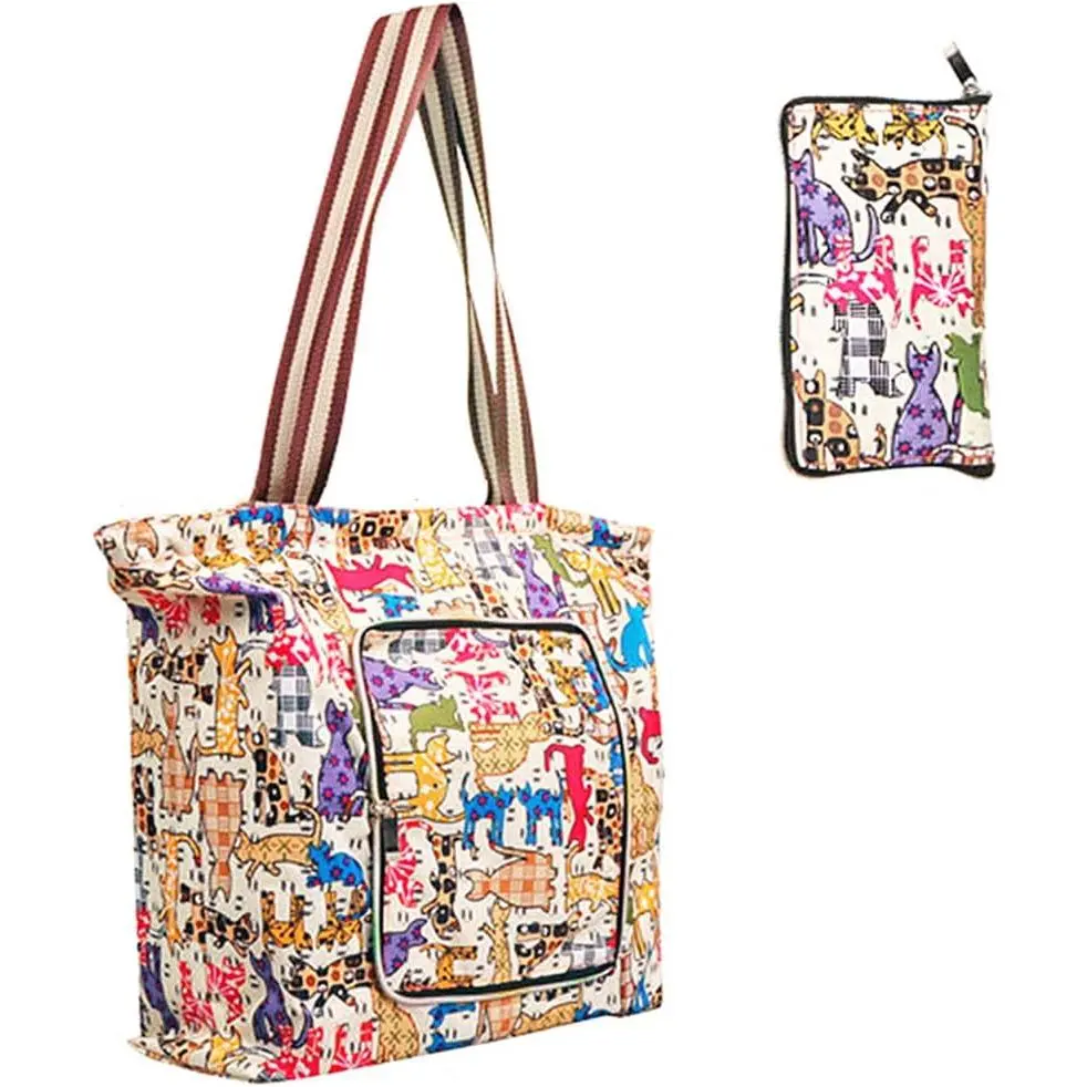 Shopping Bags Foldable Washable  Large Grocery Bags Heavy Duty Sturdy Daily Bags