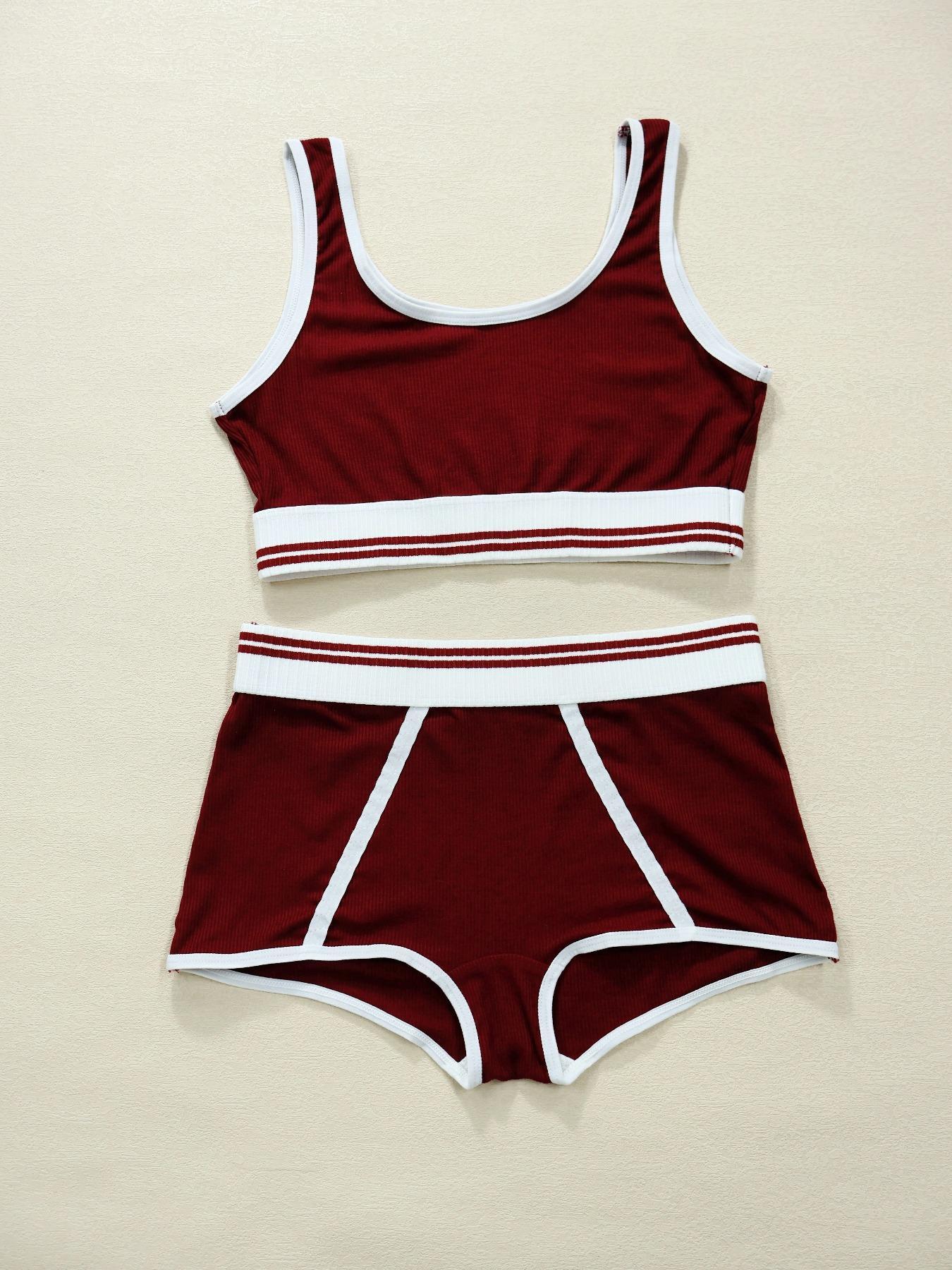 Women's Solid Wireless Bra & High Waist Panty Set, Basic Breathable Comfortable Lingerie Set for Daily Wear, Underwear Set for All Seasons, Women's Underwear Set, Casual Soft Panties