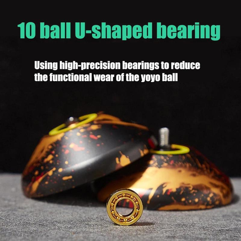 Yoyo Professional Magic Yoyo Metal Yoyo With 10 Ball Bearing Alloy Aluminum High Speed Unresponsive Yo Yo Classic Toys For Kids Yoyo Professional Magic Yoyo Metal Yoyo With 10 Ball Bearing Alloy Aluminum High Speed Unresponsive Yo Yo Classic Toys For Kids
