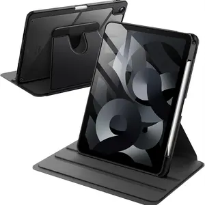 iPad Case for 10.9/10.2/air 5th Gen/pro 11/10th Gen/9.7", Smart Stand, Transparent, 360° Shockproof, Auto Sleep/wake, //