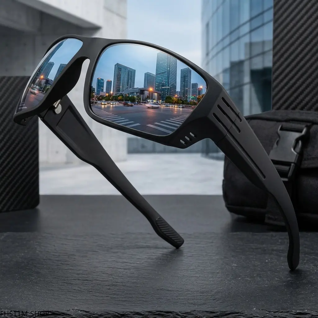 Unisex Wrap Around Sunglasses in Matte Black, Lightweight Premium Active Eyewear with Mirrored Lenses for Active Sports, Cycling, and Driving, Driving Cycling, Multi-Sports, Wearable, Cycling/Driving