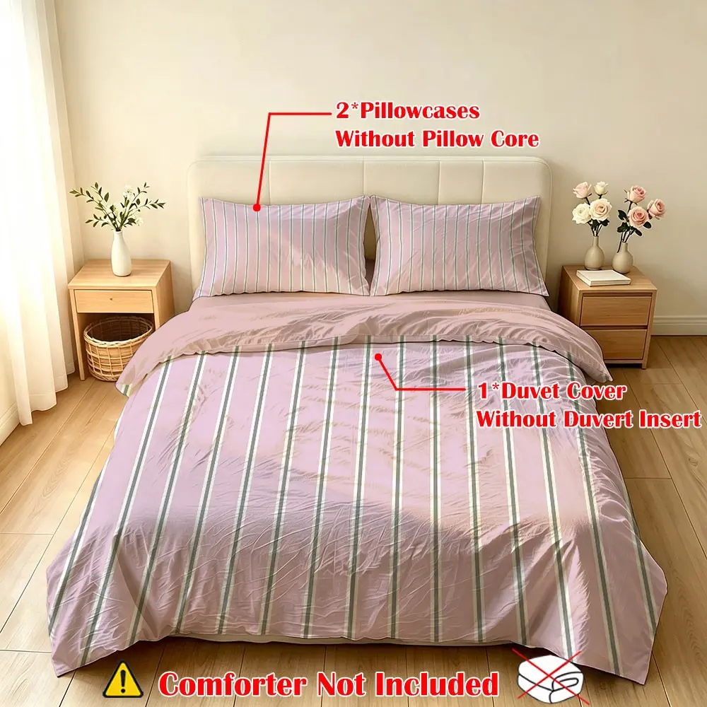 3pcs Modern Print Bedding Set, Soft Comfortable, Single & Twin Size, Hotel Style Bedding, Ideal for Bedroom, Dorm, Gaming Hotel, Gift Idea