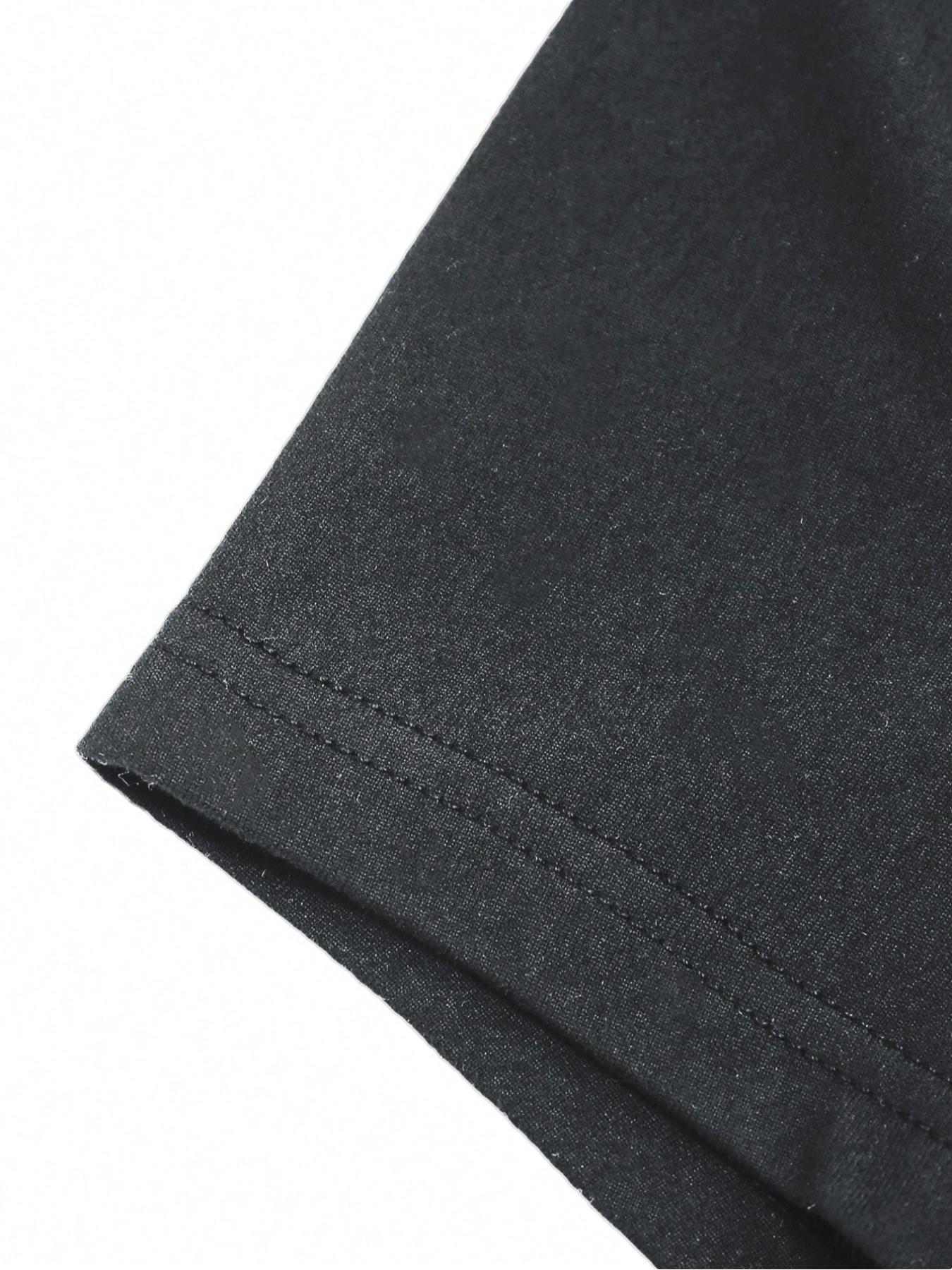 Women's Solid Button Round Neck Tee, Casual Short Sleeve Fitted T-shirt for Daily Wear, Ladies Clothes for All Seasons