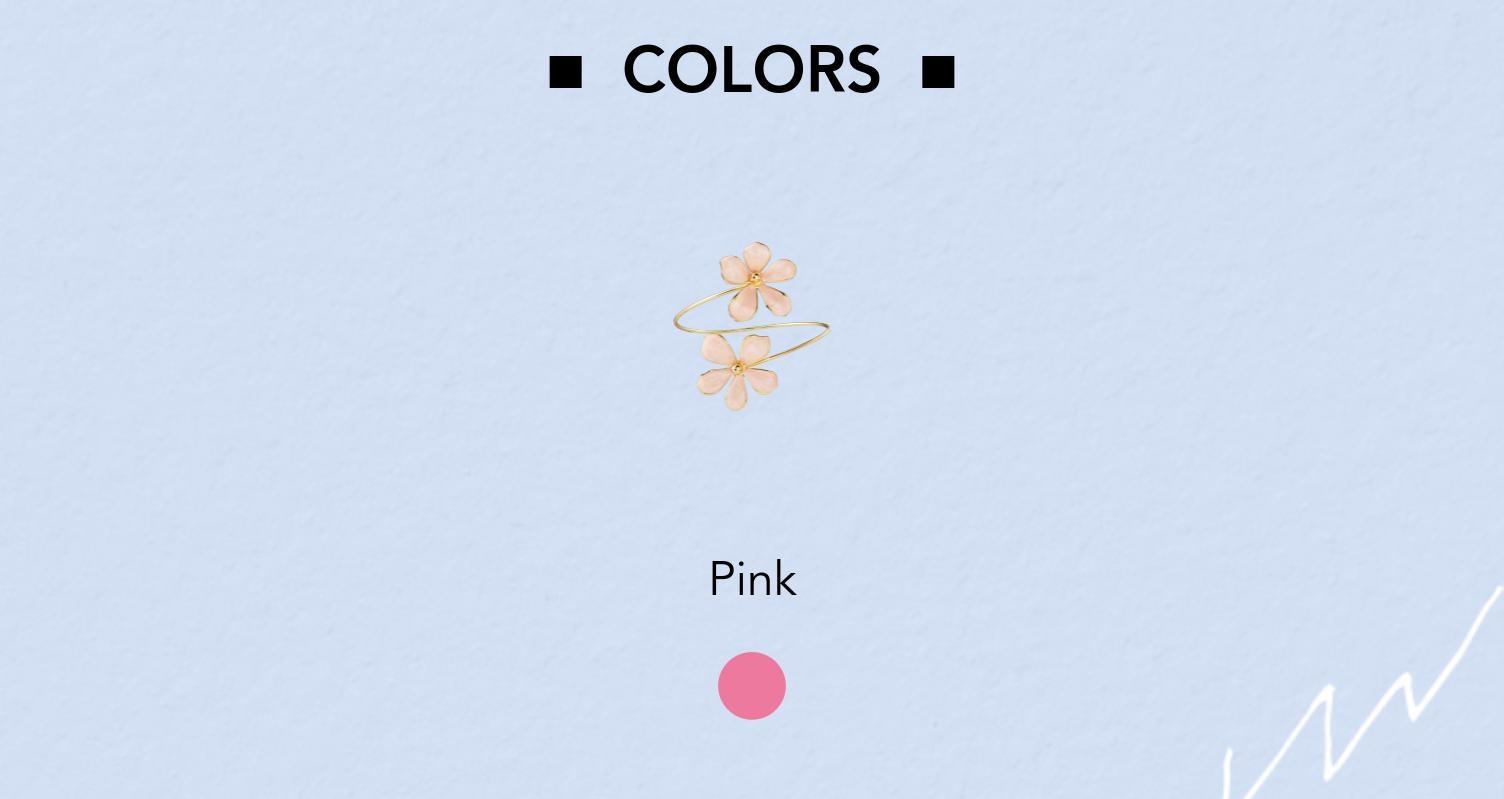 Cider FLOWER ARM CUFF