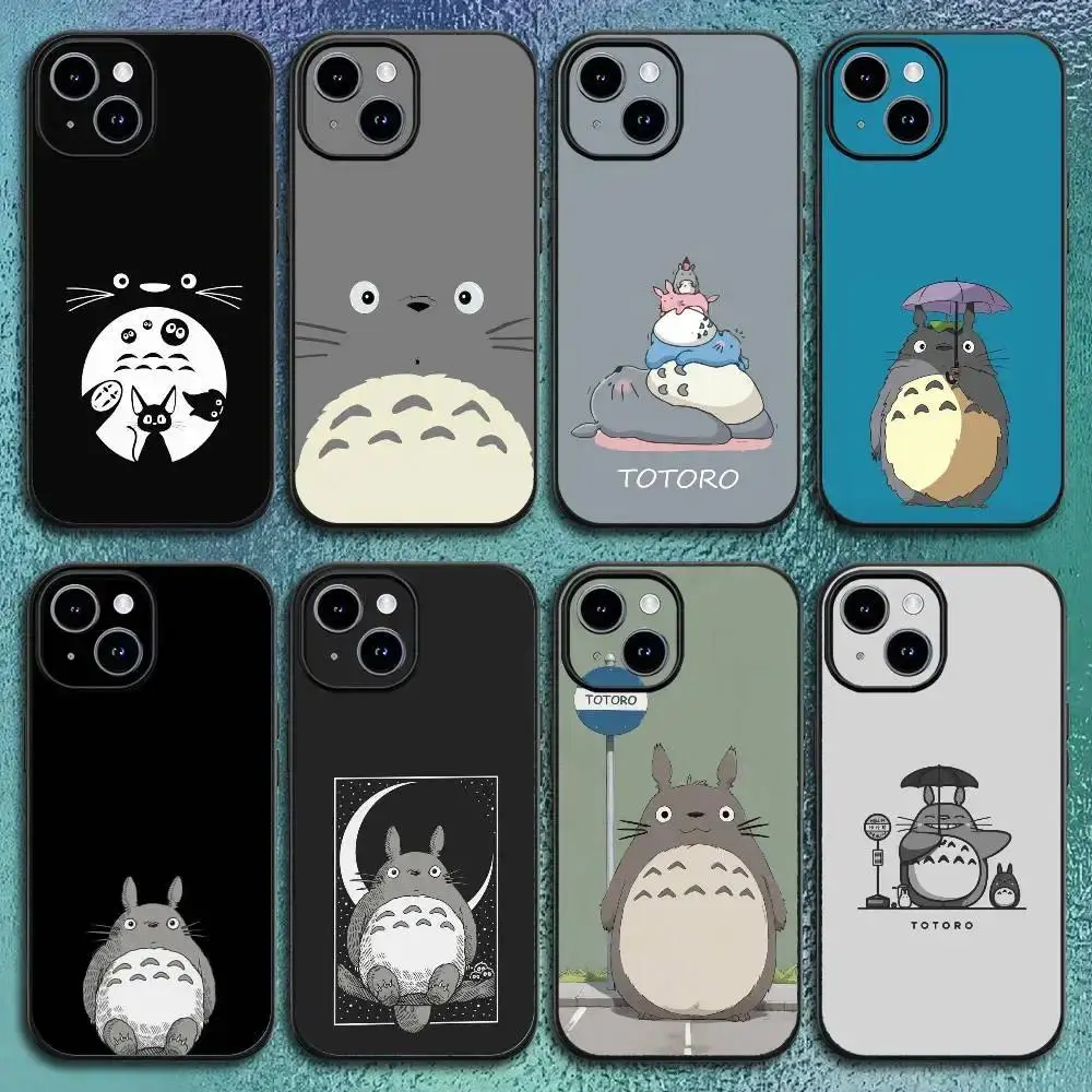 Classic Movie Totoro Phone Case for IPhone 17 16 15 14 13 12 11 Pro Max Plus 17Air And Samsung S26 S25 S24 S23 S22 S21 FE Plus Ultra Soft TPU Back Cover Protection Shockproof, Accessories, Smartphone