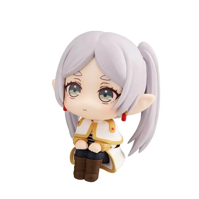Anime figure Frieren Look up action figure cute girl Frieren sitting figurine doll PVC Model Toy Collection Statue children Gift