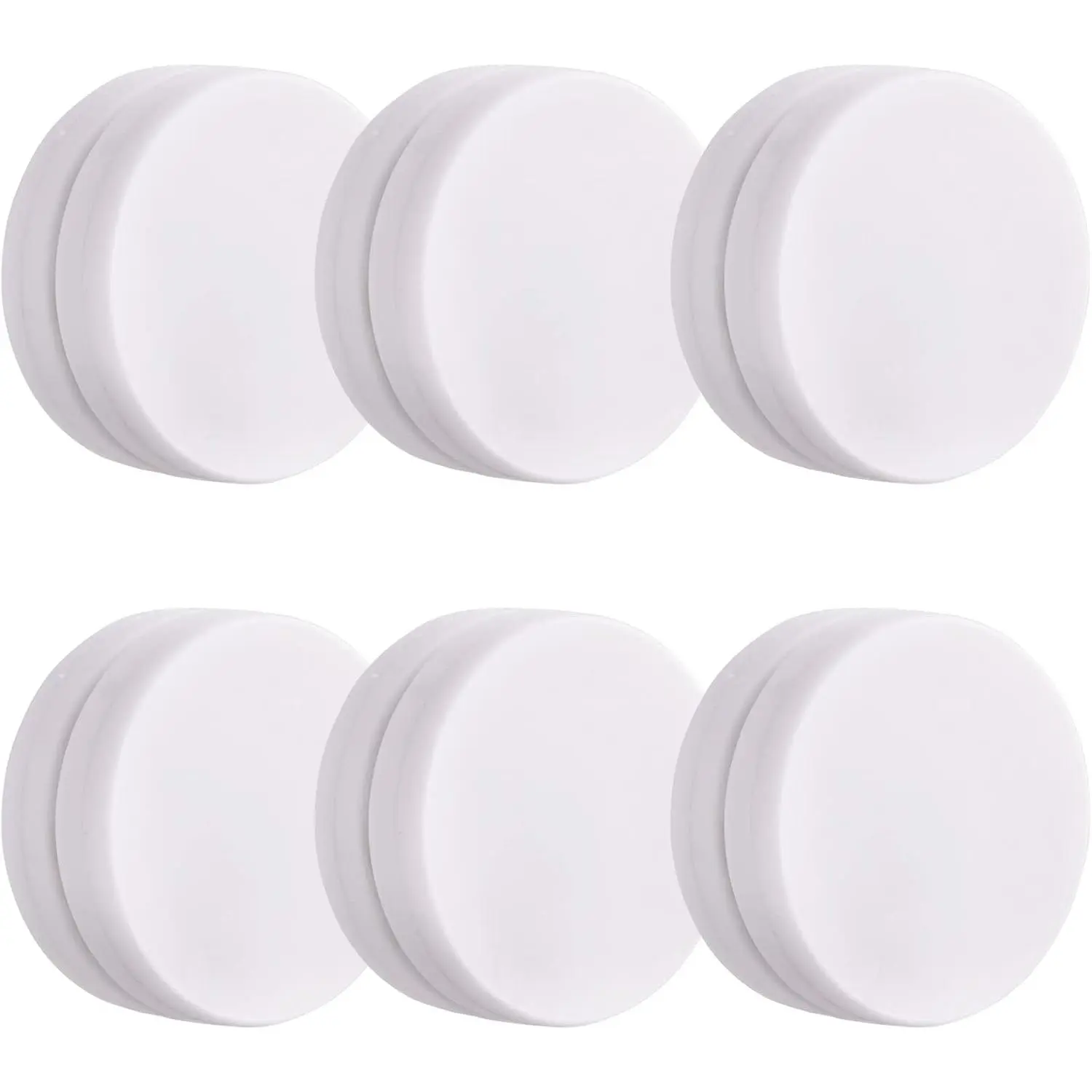 Magnetic Shower Curtain Weights, Rubber Covered Heavy Duty Weights, Prevent Curtain Liner from Blowing Around, Work for Drapery, Tablecloth, Flag, Outdoor Curtain 4 Pairs(Pack of 8)