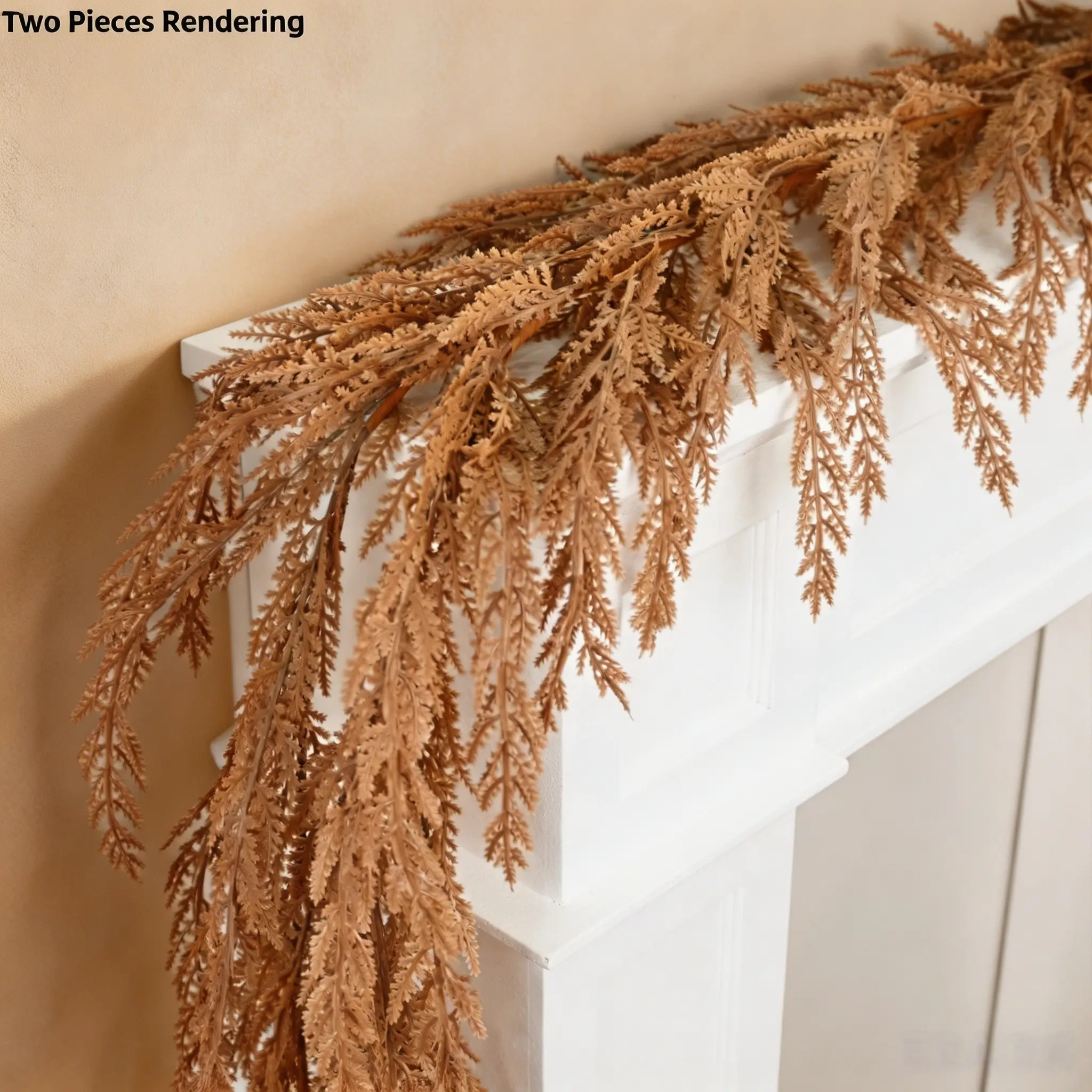 1set, Fall Artificial Cedar Wreath, Harvest Decor, Outdoor Holiday Decoration, Rustic Style, Thanksgiving Decor, Autumn Decor