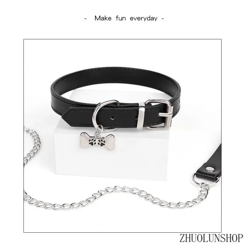 Women’s Adjustable Tarnish-Resistant Nickel-Free Alloy Dog-Bone Choker Necklace, Sweet-Cool Punk Grunge-Aesthetic Pendant, Short Clavicle Jewelry for Daily Wear, Street Style and Goth Parties