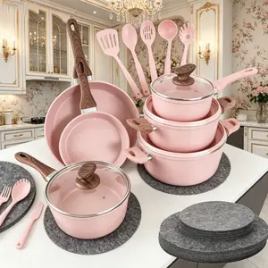 6 Pcs Felt Heat Resistant Scratch Proof Pad Set, Universal Cookware Protectors, Non Slip Kitchen Mats, Protect Countertops & Dishes