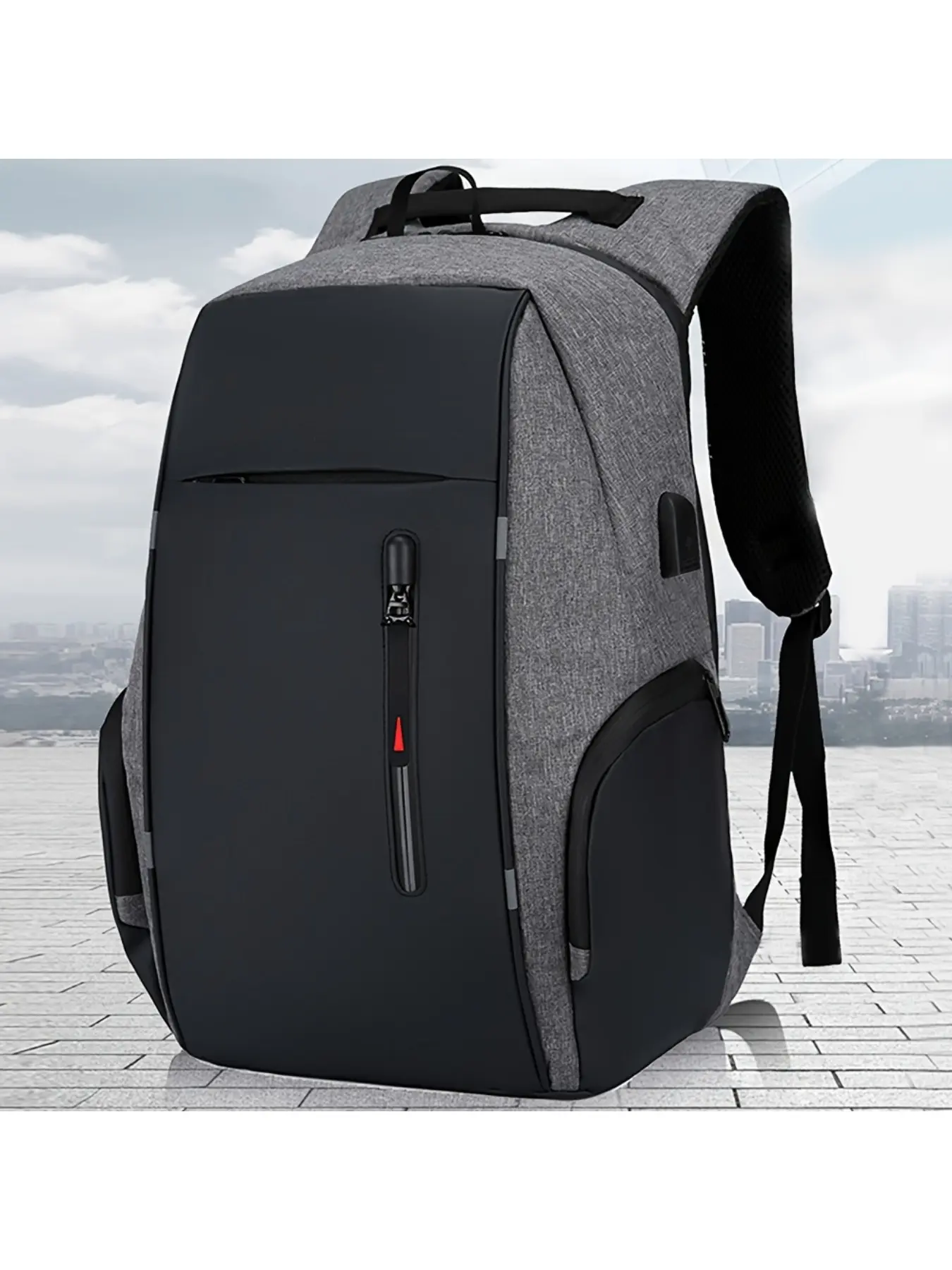 Laptop Backpack, Business Anti-Theft Travel Bag, Unisex College Computer Bag Suitable for 15.6-Inch Laptops