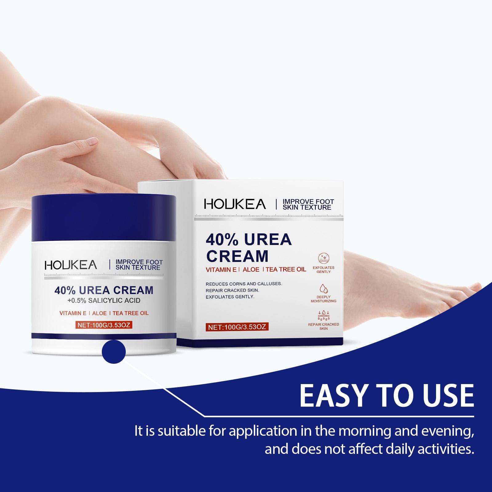 Moisturizing Protective Foot Cream HK-A07-0006-01 100g Daily Care Hydrating Nourishing for Dry Feet Urea Glycerin Mineral Oil - Moisturize