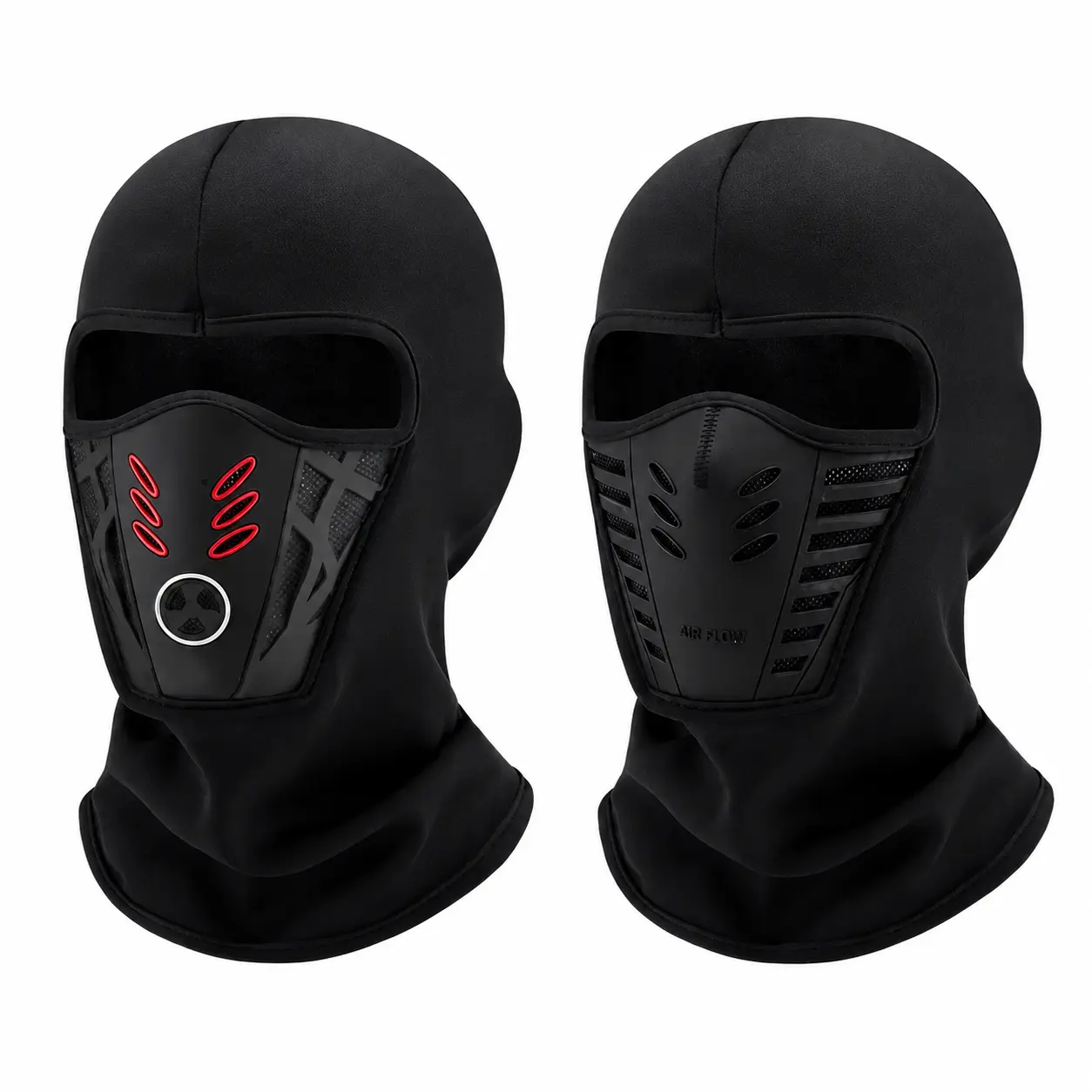 High-Performance Outdoor Balaclava for Winter Sports and Motorcycling — Full-Face Fleece Thermal Mask with Windproof, Anti-Particulate Protection, Breathable Fabric, and Ergonomic Fit for Skiing, Snowboarding, Cycling, and Cold-Weather Activities